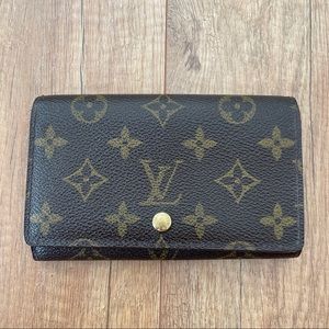 Authentic Louis Vuitton Monogram Tresor Wallet